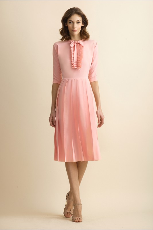 CALLISTA PLEATED DRESS